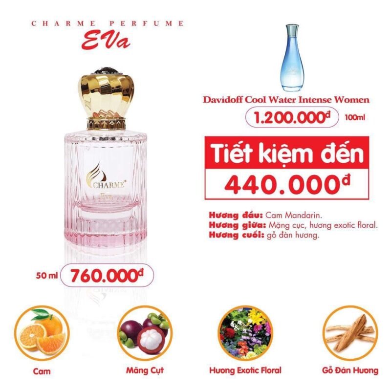 [Charme] Nước hoa nữ Charme Eva 50ml